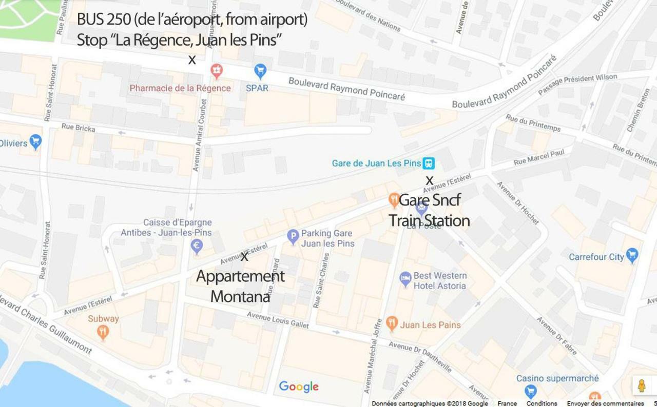 Le Montana Apartment Juan-les-Pins Ngoại thất bức ảnh